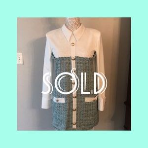 Tweed mini dress